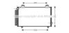 AVA QUALITY COOLING TOA5594D Condenser, air conditioning